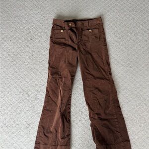 J. Crew Factory Brown Corduroy Lizzie Pants